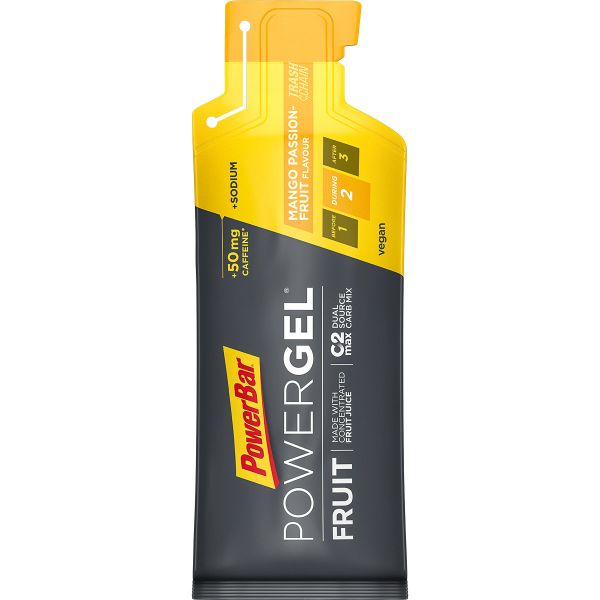 PowerBar PowerGel 41g Mangó, Maracuja, Guarana + koffein