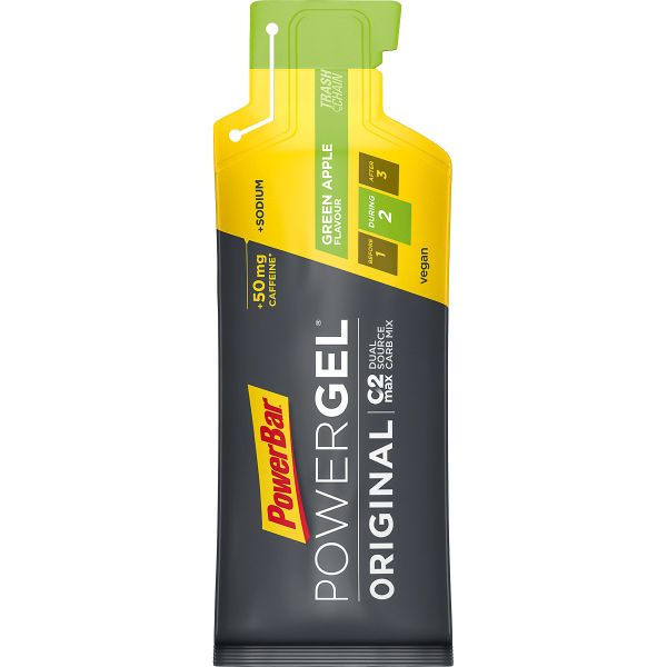 PowerBar PowerGel 41g zöld alma + koffein